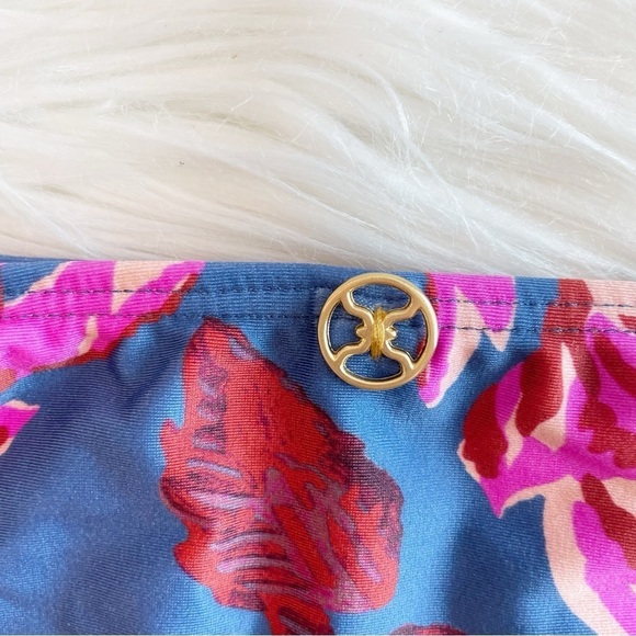 New Vix by Paula Hermanny Bikini Bottom in Tulum Basic Full Multi Floral Size S - Picture 3 of 6